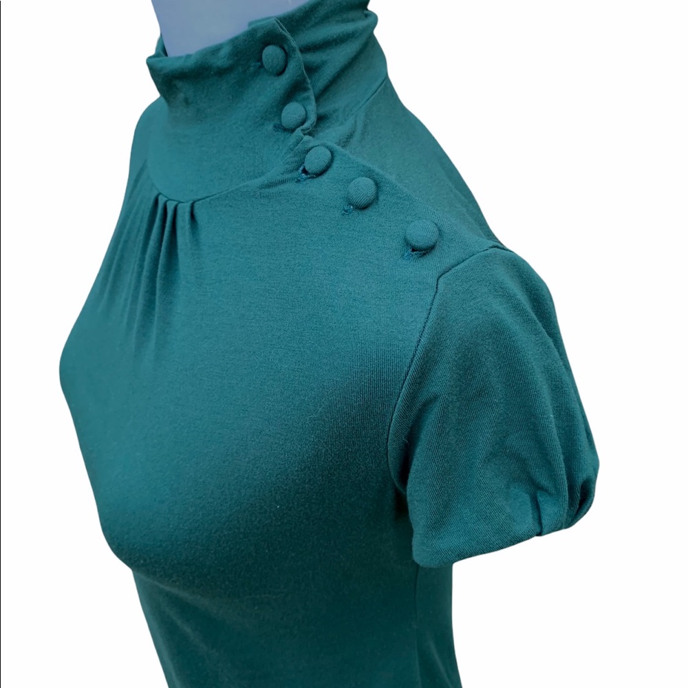 Banana Republic top w buttons & cap sleeves. Sz XS - Picture 2 of 9